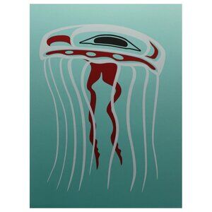 Roy Henry Vickers First Nations Jellyfish Framed Lithograph Print